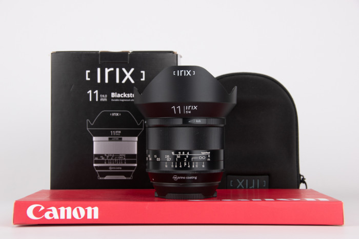 Irix 11mm f4 Blackstone Canon main product photo