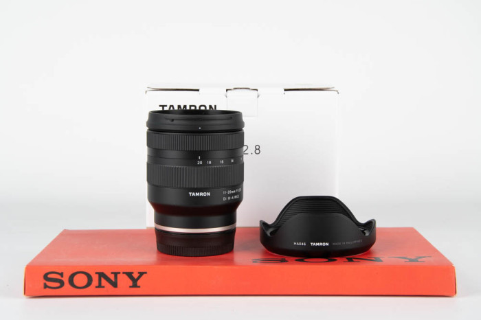 Tamron 11-20mm f2.8 Di III-A RXD Sony E main product photo