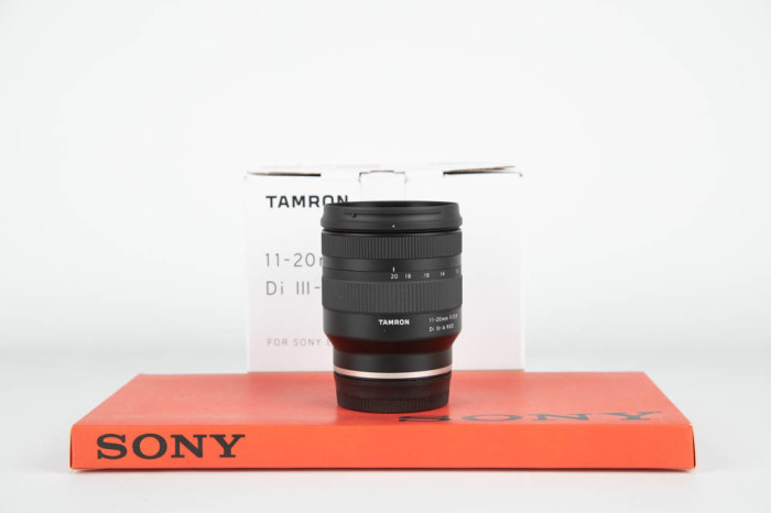 Tamron 11-20mm f2.8 Di III-A RXD Sony E main product photo