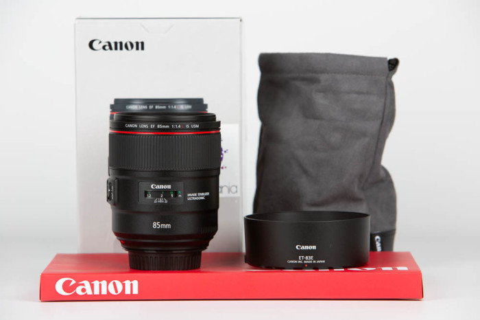 Canon 85mm F1.4 L IS USM main product photo