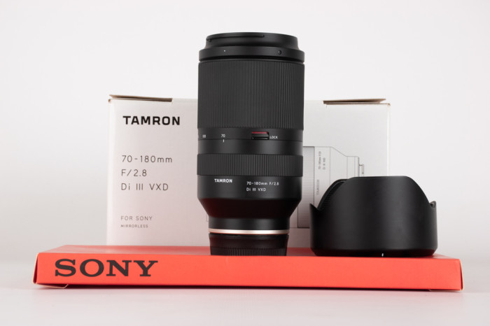 Tamron 70-180mm f2.8 Di III VXD Sony E main product photo