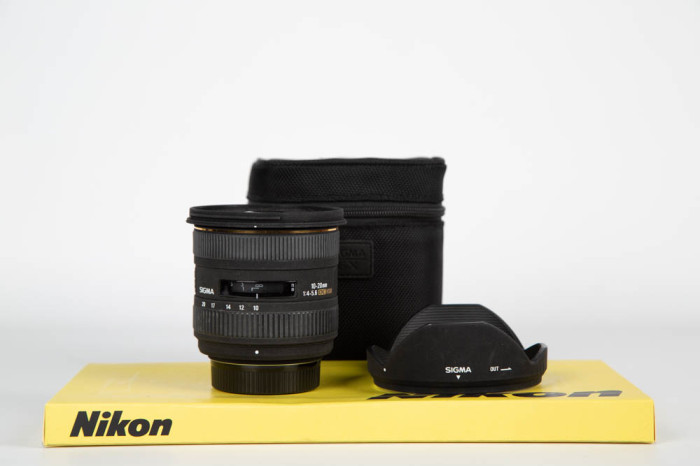 Sigma 10-20mm f4-5.6 EX DC HSM Nikon main product photo