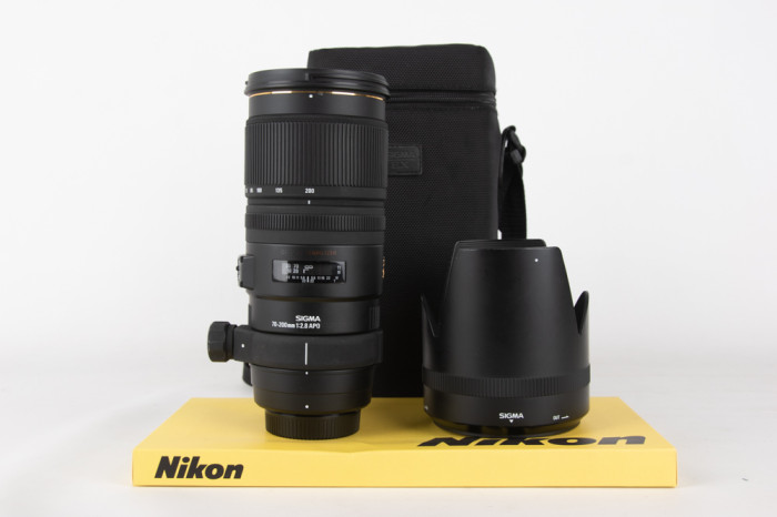 Sigma 70-200mm f2.8 EX DG OS HSM Nikon main product photo