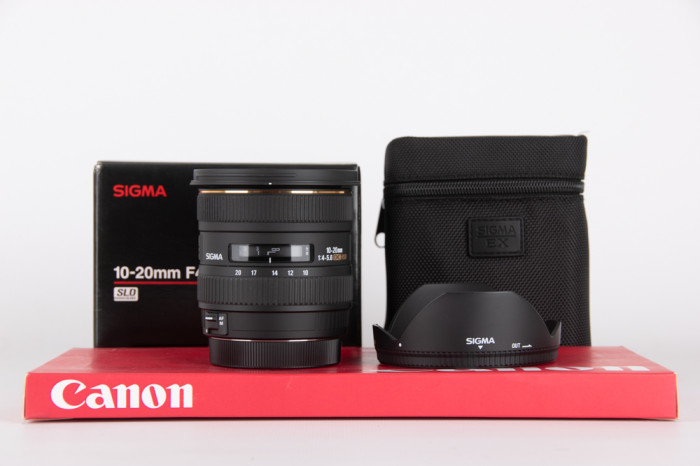 Sigma 10-20mm f4-5.6 EX DC HSM Canon main product photo