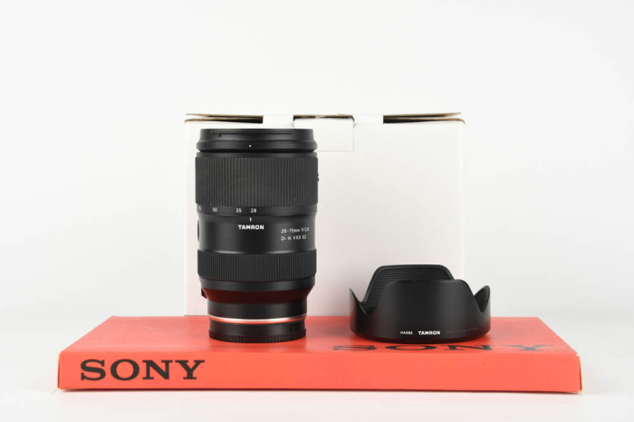 Tamron 28-75mm 2.8 Di III VXD G2 Sony E main product photo
