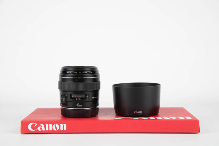 Canon 85mm f1.8 USM main product photo
