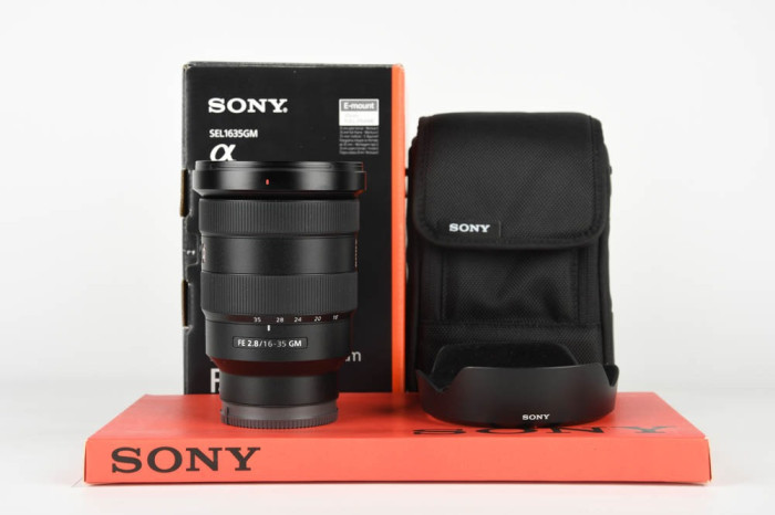 Sony 16-35mm 2.8 FE GM E-Mount main product photo