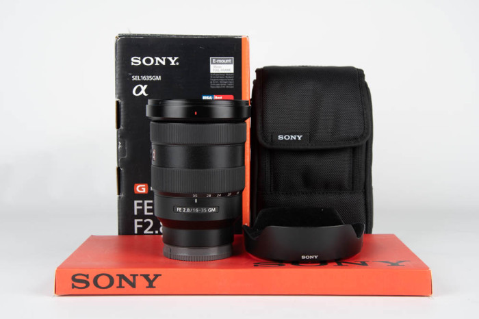 Sony 16-35mm 2.8 FE GM E-Mount main product photo