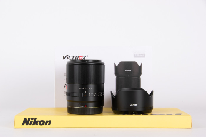 Viltrox 50mm f1.8 AF Nikon Z main product photo