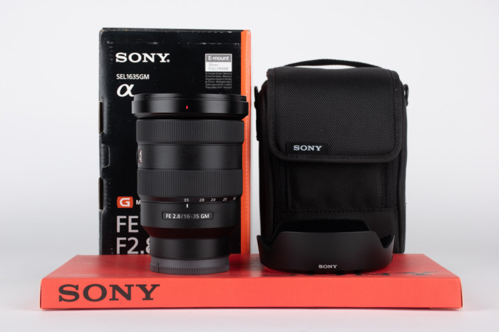 Sony 16-35mm 2.8 FE GM E-Mount main product photo