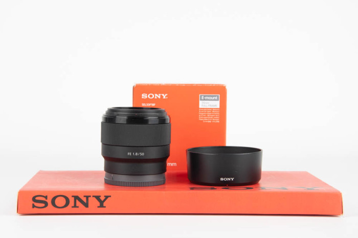 Sony 50mm f1.8 FE E-Mount main product photo