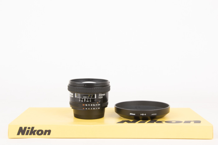 Nikon 20mm f2.8 D main product photo
