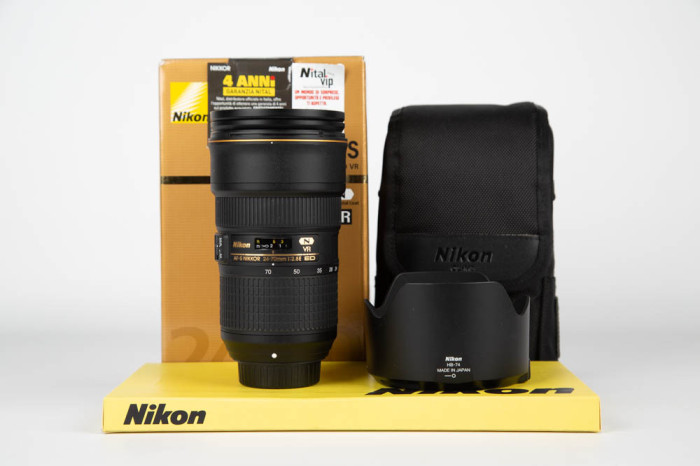 Nikon 24-70mm f2.8 E ED VR FX main product photo