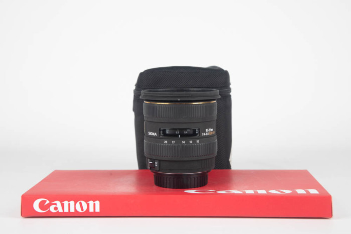 Sigma 10-20mm f4-5.6 EX DC HSM Canon main product photo
