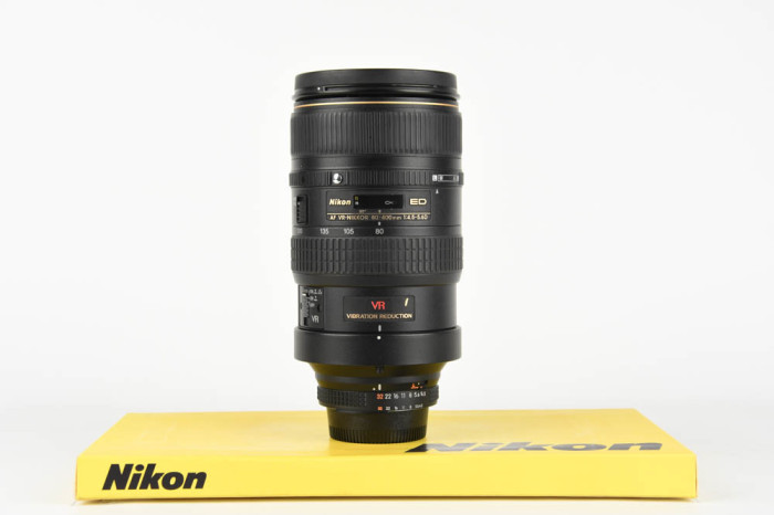 Nikon 80-400mm 4.5-5.6 D ED VR main product photo