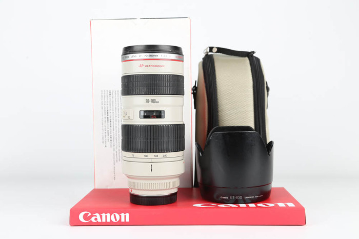 Canon 70-200mm f2.8 L USM main product photo