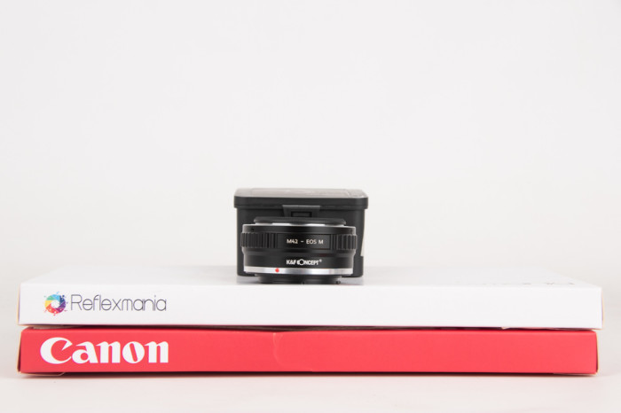 Adattatore ottiche K&F Concept M42 - Eos M main product photo