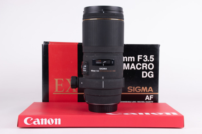 Sigma 180mm f3.5 APO MACRO DG Canon main product photo