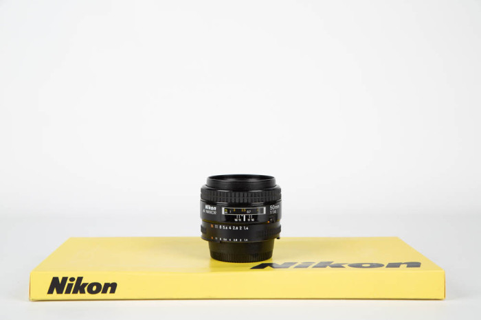 Nikon 50mm f1.4 D AF main product photo