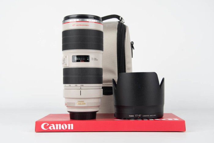 Canon 70-200mm f2.8 L IS II USM main product photo