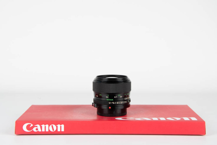 Canon FD 50mm f1.2 main product photo
