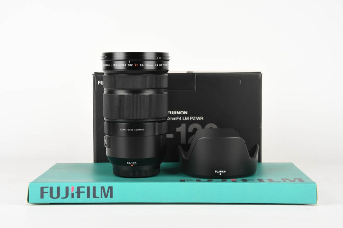 Fujifilm 18-120mm f4 LM PZ WR main product photo
