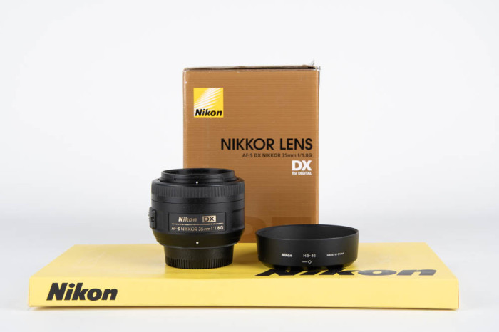 Nikon 35mm f1.8 DX G main product photo