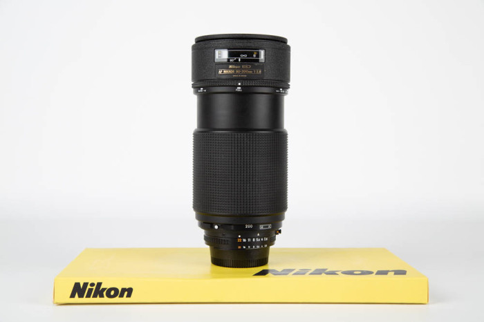 Nikon 80-200mm f2.8 ED AF a pompa main product photo