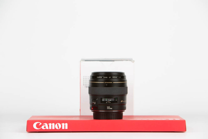 Canon 100mm F2 USM main product photo