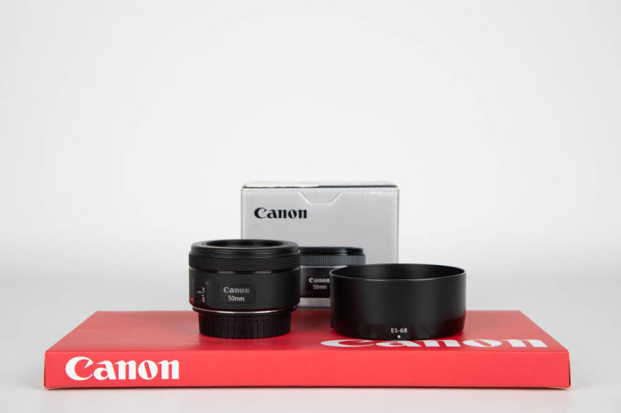 Canon 50mm f1.8 STM main product photo