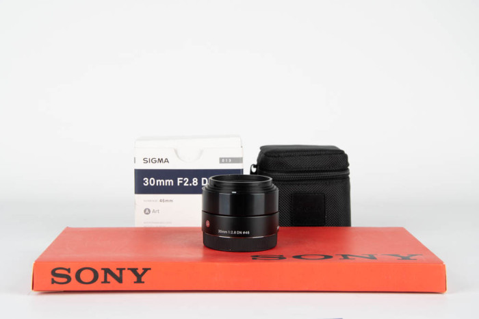 Sigma 30mm F2.8 DN Art Sony E main product photo