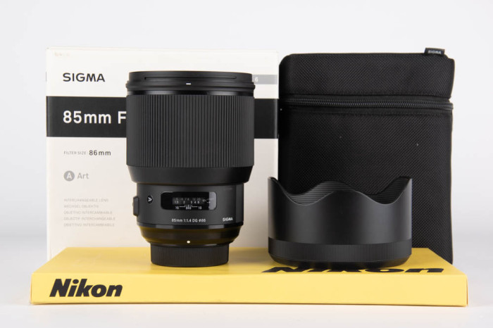 Sigma 85mm F1.4 DG HSM Art Nikon main product photo