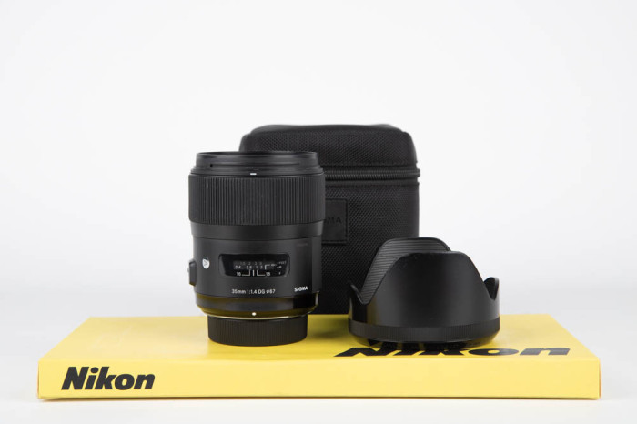 Sigma 35mm f1.4 DG HSM ART Nikon main product photo