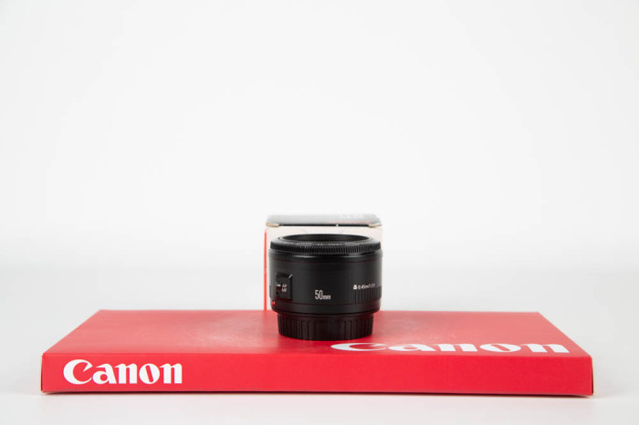 Canon 50mm f1.8 II main product photo