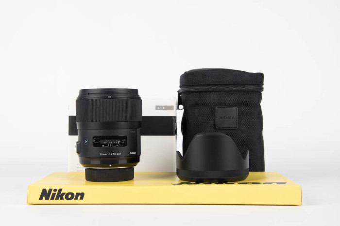 Sigma 35mm f1.4 DG HSM ART Nikon main product photo