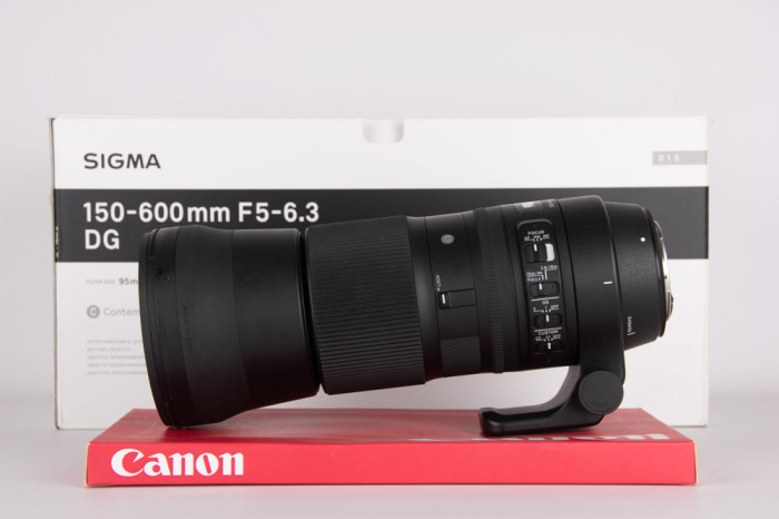 Sigma 150-600mm f5-6.3 DG OS HSM C Contemporary Canon main product photo