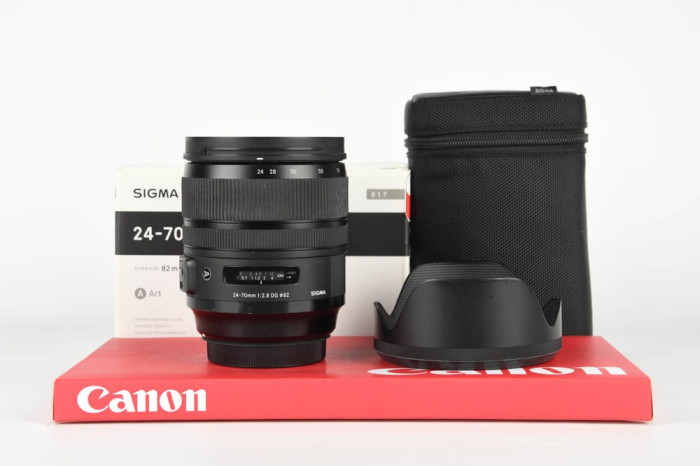 Sigma 24-70mm f 2.8 DG OS HSM Art Canon main product photo