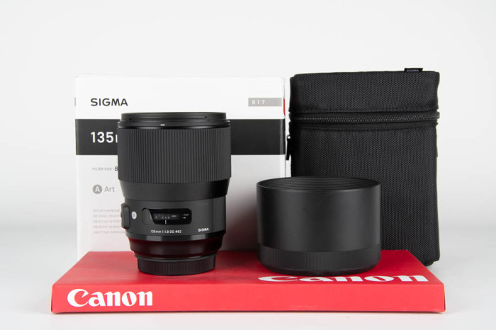 Sigma 135mm f1.8 Art DG Canon main product photo