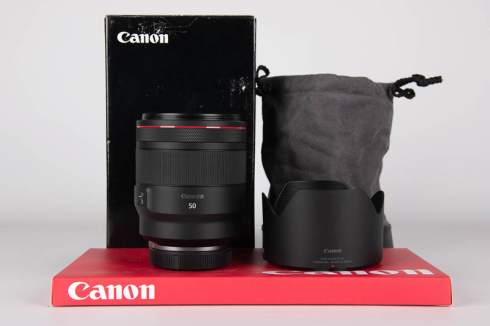 Canon RF 50mm 1.2 L USM main product photo