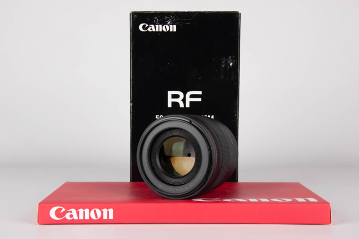 Canon RF 50mm 1.2 L USM main product photo