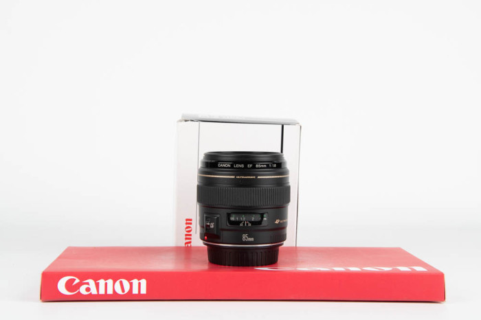 Canon 85mm f1.8 USM main product photo