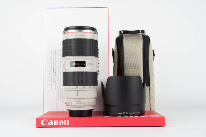 Canon 70-200mm f2.8 L IS II USM main product photo
