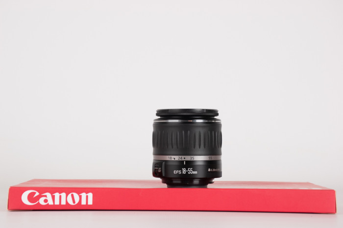 Canon 18-55mm f3.5-5.6 main product photo