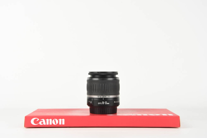 Canon 18-55mm f3.5-5.6 main product photo