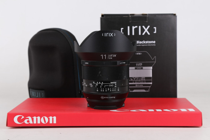Irix 11mm f4 Blackstone Canon main product photo