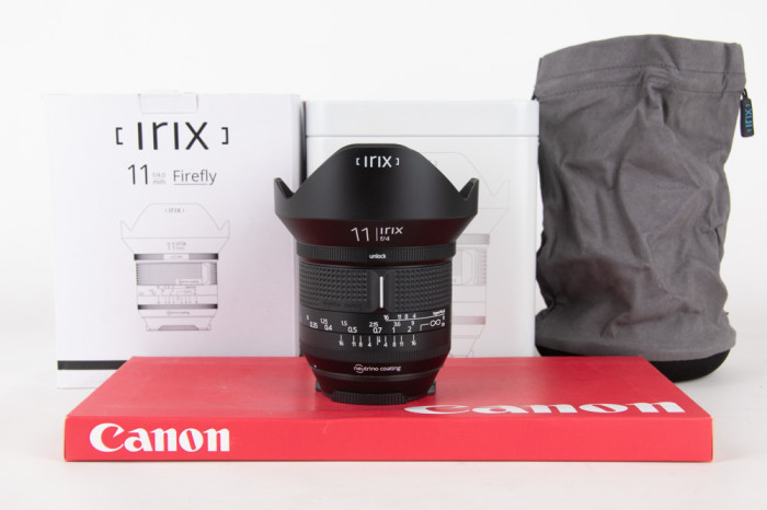 Irix 11mm f4 Firefly Canon main product photo