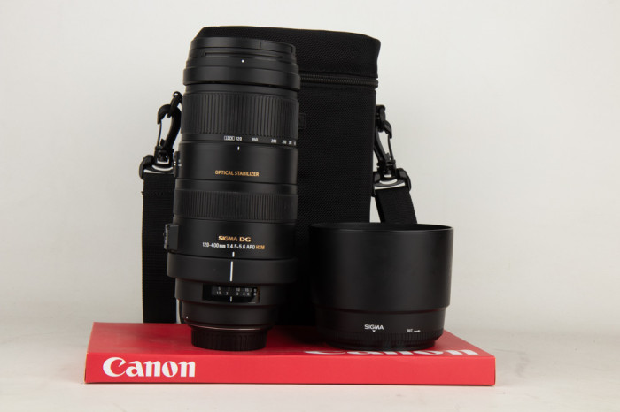 Sigma 120-400mm f4.5-5.6 APO DG OS Canon main product photo