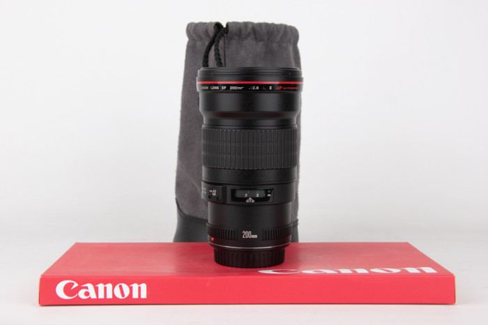 Canon 200mm f2.8 L II USM main product photo