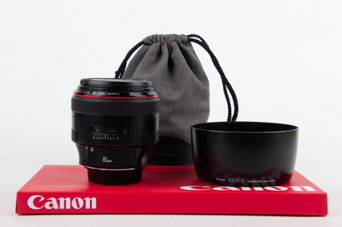 Canon 85mm F1.2 L USM II main product photo