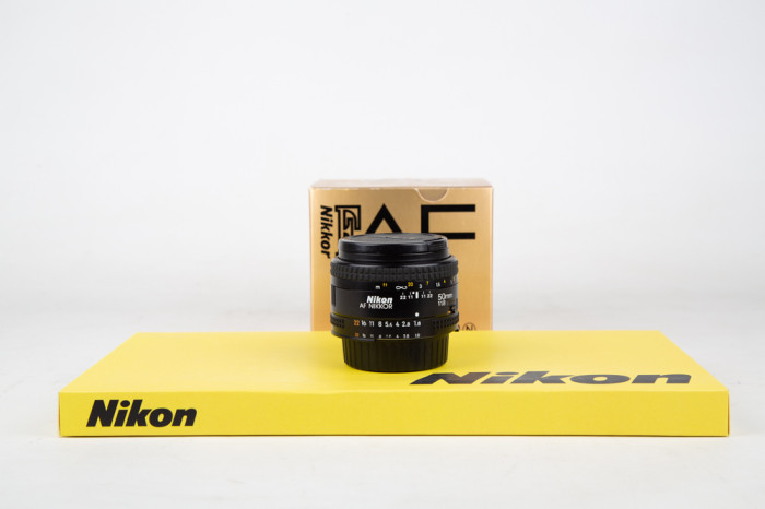 Nikon 50mm f1.8 AF main product photo